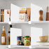 6 Closet Closet HBlife Pcs White Acrylic Shelf Dividers, Vertical Purse Organizer for Perfect for Sweater, Shirts
