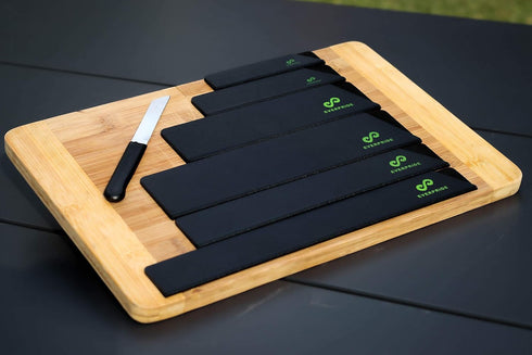 EVERPRIDE Chef Knife Sheath Set, 6-Piece Universal Blade Edge Cover Guards for Kitchen Knives