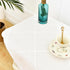 24 24 inch NEWISHER Farmhouse Embroidered Plaid Tablecloth Lattice Fabric Bedside Table Cloth Rustic Checkered Small