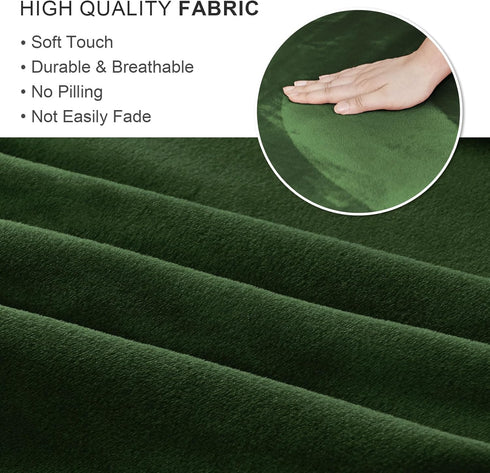 NICEEC Spandex Stretch Vanity Bench Cover with Skirt Removable Super Soft Rectangle Bench Slipcover Washable Bench