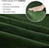 NICEEC Spandex Stretch Vanity Bench Cover with Skirt Removable Super Soft Rectangle Bench Slipcover Washable Bench