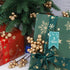 Meiwlong 10pcs Glitter Fake Artificial Gold Berries Picks Christmas Tree Decorations Foam Flower Core Wedding Garland