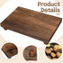 Counter Brown,12 7 Inch) Amyhill Wood Pedestal Stand Kitchen Soap Tray Farmhouse Wooden Riser Stand for Kitchen