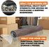 Heavy Duty Rug Storage Bag - Waterproof Plastic Cover for Rolled Carpet Up to 6 x 9 Feet, 4 Mil Thick - 1 Clear Bag, 92