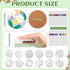12 12 Potchen Pcs Flower Coasters Color Your Own Coaster Ceramic DIY Kits for Adults Absorbent Spring Floral Drink
