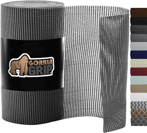 Gorilla Grip Drawer Shelf and Cabinet Liner, Thick Non-Adhesive Liners Protect Kitchen Cabinets, Cupboard, Bathroom