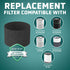 GermGuardian FLT15CB4 Carbon Filter Replacements for AC151 and AirSafe Series Air Purifier, 4-Pack