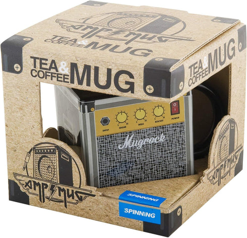 Spinning Hat Amp Tea and Coffee Mug, Black, 5.11 x 5.11 inches