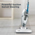 Eureka Home Lightweight Mini Cleaner, Corded Stick Vacuum for Carpet & Hard Floor, Aqua Blue, Powerful Suction