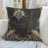 Emvency Throw Pillow Cover Black Vintage Paris City of Love Eiffel Tower Chalkboard, 18 x 18 Inch