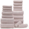 18 Piece Bath Towels Set,Soft Family Bathroom Towel Set with Hanging Loops-6