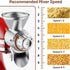Grain Mill Attachment for Kitchenaid Stand Mixer, All Metal, 9 Levels Flour Mill, Suitable for Fully Dried