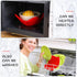8 Pieces Microwave Safe Bowl Holders, Pot Holder for Hot Soup, Food, Meals (Red, Grey)
