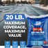Maple99 -20 lb -15 Ice Melt Safer for Concrete Bag, Snow Salt Ice Melt, Salt for Snow and Ice Removal, Sidewalk Salt