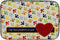 Caroline's Treasures SB3054DDM Dogs Leave Pawprints on Your Heart Dish Drying Mat Pad for Kitchen Counter (14 x 21",