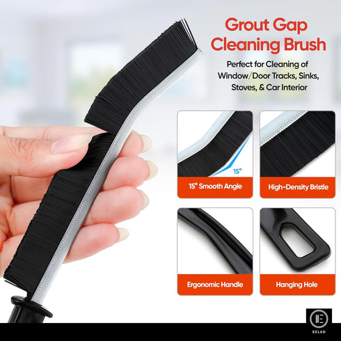 5 Pcs Multifunctional Crevice Cleaning Brush, Hard Bristle Grout Gap Cleaning Brushes for Bathroom, Kitchen, Household