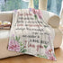 60"x50" Grandma Gifts, Gifts for Grandma from Granddaughter Grandkids, Grandmas Blanket, Best Birthday Gifts Presents