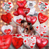 KatchOn Big Teddy Bear Balloons Set, 40 Inch, Pack of 13, I Love You Balloons for Engagement