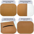 Tissue Box Cover 5X5X5'' - PU Leather Square Tissue Holder for Bathroom Vanity, Car, Night Stands, Office, Kitchen