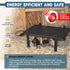 2-In-1 200-Watt 50W Farm Innovators Radiant Chicken Coop Panel Heater Converts to Brooder Heater for Chicks, Free