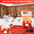 3 Control,Red,12.5 8.3 inch 8.3 Gallon Heated Chicken Waterer for Winter Automatic Chicken Water Heater,Adsjustable