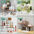 Counter Countertop 3 Counter 4 Counter, ZHWS Bathroom Organizer Corner Shelf Adjustable Tier Corner Shelf Kitchen