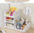5 Pack Closet Closet SNSLXH Stackable Storage Basket, Multifunctional & Foldable Organizer for Bathroom Kitchen Laundry