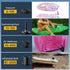 3 Nozzles, 110V AC/12V Electric Air Pump for Inflatable with DC, Portable Air Mattress Pump, Quick Fill Inflator Air