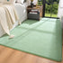 Sage-Green Area Rugs for Bedroom, Living Room, 4x6 Feet Indoor Memory Foam Rug, Modern Washable for Kids Room