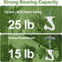 Aidoclip 6 pcs Ceiling Hooks for Hanging Plants,Hanging Hanging Lights Metal Small Hooks,Indoor Outdoor Wall Heavy Duty