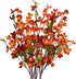 Artflower 6 Pack Artificial Silk Plum Blossom 23.6’’ Fake Flower Stems for Table Centerpieces Home Wedding Decoration