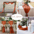2 Pack Terracotta Cheesecloth Table Runners - 10Ft Rustic Gauze Decor for Bridal Baby Shower Birthday Party