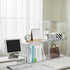 Cube Storage Organizer, Acrylic Book Case Display Box, Stackable Clear Plastic Book Storage Container, 1 Pack