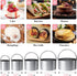 Frapkom Set, (4 Set) Biscuit Cutter Stainless Steel Flour Sifter, Pastry Cutter, Pastry Scraper and Dough Blender