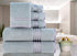 6Pcs 100% Set- 600 2Bath 2Hand 2Washcloths, Set CASA COPENHAGEN Zero Twist Egyptian Cotton Large Designer Towels Gift
