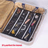 DIOMMELL Hanging Jewelry Organizer, 47 Pockets with Zipper for Earrings Necklace Bracelet Ring Accessory Storage Bag