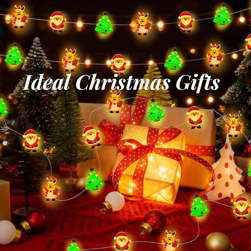 Lights,16 30 8 Christmas Mini String FT LED USB Plug in Powered and Battery Operated String Lights Lightsing Modes