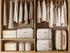 Large Canvas Clothes Storage Bags, 2 Pack, Foldable Cotton Linen Organizer with Thick Handles and Clear Window, Beige