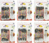 Woohome Art Cake Tools, 3D Gelatin Jelly Tools Includes 60 PCS Gelatin