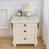 Summer Small Bedside Tablecloth Nightstand Cover Cloth with Tassels Rustic Farmhouse End Table Cloth Linen Side Table