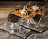 DEMMEX Set 2 2 3.3 oz 12" 5" Turkish Tea and Coffee Serving for Includes Glasses, Metal Glass Holders, Saucers, Spoons