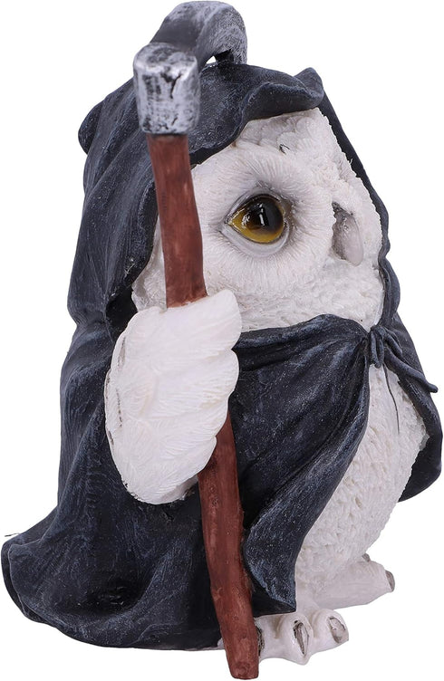 Nemesis Now Flight Grim Reaper Owl Familiar Figurine, 12.5cm, White
