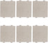 BOJACK Universal Microwave Waveguide Cover, Cutable Mica Board 118 X 99 mm (Pack of 6)