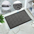 Yimobra Gray Front Door Mat - Indoor Outdoor Doormat, Heavy Duty Non-Slip Dirt Trapping Mats, 17x29.5 Inch