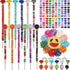 300 Pcs Garden Stakes Diy Fairy Wand Garden Stakes Kit, Colorful Large