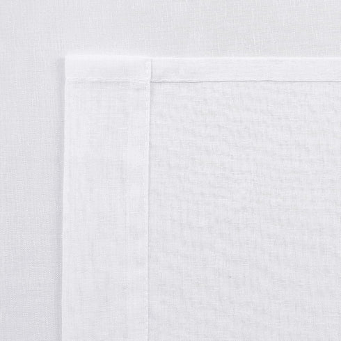DWCN 95 Inch Length Sheer Curtains, 2 Panels Set, White Rod Pocket Lightweight Voile Drapes for Bedroom/Hotel