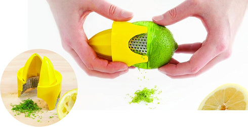 Talisman Designs Citrus Zester & Reamer, BPA Free Kitchen Tool for Orange, Lemon & Lime