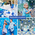 Syhood 1,600 Pcs Artificial Fake Rose Flower Petals for Wedding Decoration, Aisle Scatter, Birthday Party (Dark Blue)