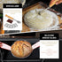 2 24oz Sourdough Starter Kit with Oval Banneton Proofing Baskets, Sourdough Jar, Silicone Pastry Mat, Bread Sling