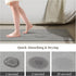 Diatomaceous Earth Bath Mat Rug, Super Absorbent Non Slip Quick Dry Bathroom Mat, 17"x27.5", Grey